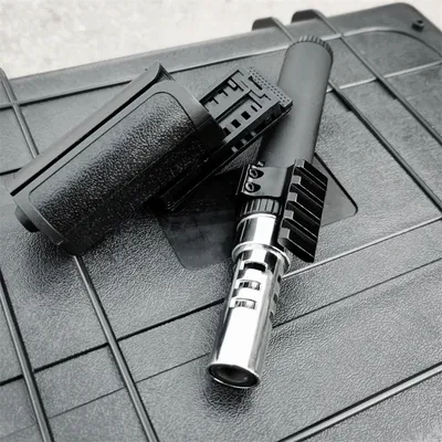 1PC Taktische Winddicht Gas BBQ Camping Metall Butan Hohe Kapazität Lötlampe Lichter r Outdoor Werkzeuge