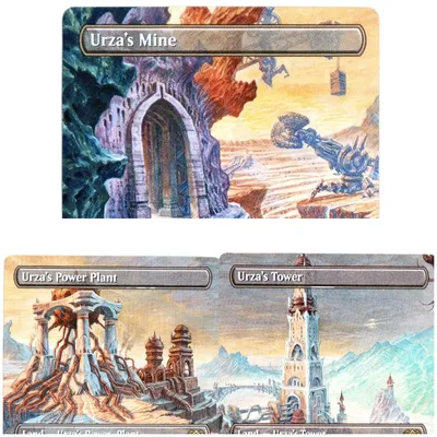 (Urza's Mine/Power Plant/Tower) TCG Magical Proxy Cards Game Quality Proxy Gathering Board Playing Game Trading Cards Image