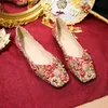 2025 frühling Sommer Mode Marke Frauen Schuhe Elegante Damen Wohnungen Nieten Einzelnen Party Schuhe