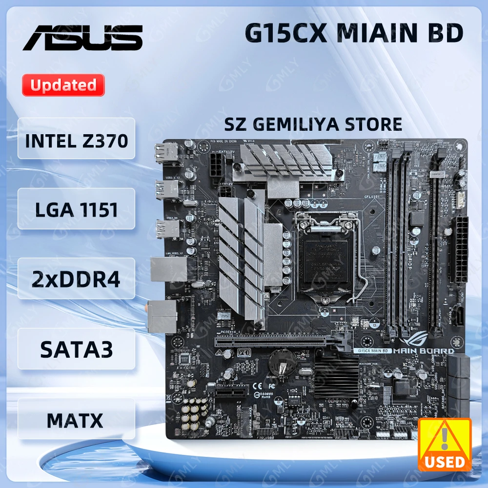 ASUS Z370 Motherboard LGA 1151 DDR4 ROG STRIX G15CX MAIN BD Gaming Motherboard unterstützt i5-8400 i7-8700 i3-8100 i7-9700K CPU Image