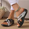 Neue Stil Schuhe Sandalen Frauen Nicht-Slip Schuhe für Frauen Rutschen Frauen Keil Schuhe Frau Plus Größe 43, Schuhe weibliche Slipper