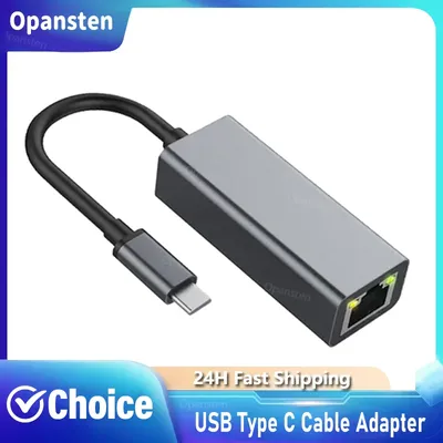 USB Typ C Ethernet Adapter 1000 Mbit/s USB 3.0 RJ45 Netzwerkkarte für MacBook PC Windows XP 7 8 10 Android USB Lan Internetkabel Image