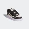 Klettschuh ADIDAS SPORTSWEAR "RAPID COURT KIDS", Gr. 26, cschwarz, clowhi, ftwwht, Synthetik, sportlich, Schuhe, für Kinder