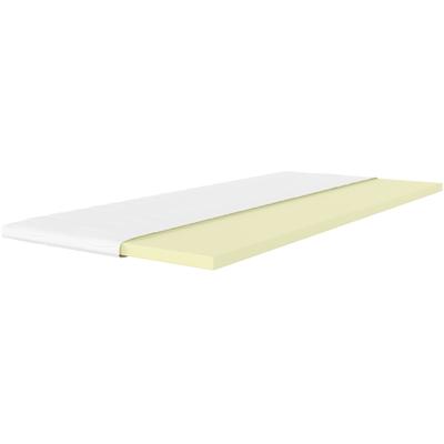 Topper ÄLGDRÖM "Tornby Topper 90x200 cm,180x200 cm, in 4 Härtegraden", weiß, B:80cm H:6cm L:200cm, Kaltschaum, Topper, Matratze & Boxspringbett, Allergiker geeignet (Hausstauballergiker) Image