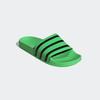 Badesandale ADIDAS ORIGINALS "ADILETTE SLIDES", Gr. 40,5, screaming grün, core schwarz, screaming grün, Synthetik, sportlich, Schuhe