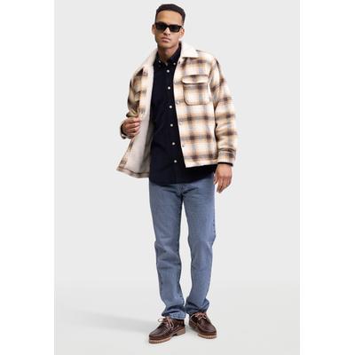 Langarmhemd REDEFINED REBEL "Redefined Rebel Shirt RRPark Shirt Corduroy REGULAR FIT", Herren, Gr. L, Normalgrößen, blau (navy blazer), 98% Baumwolle, 2% Elasthan, Hemden Image