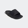 Badesandale ADIDAS SPORTSWEAR "ADILETTE COMFORT BADESCHLAPPEN", Gr. 40,5, core schwarz, aurora metallic, aurora schwarz, Synthetik, Textil, sportlich, Schuhe