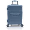 Hartschalen-Trolley HEYS "ReNew, verschiedene Größen und Farben", Gr. B/H/T: 35cm x 50,5cm x 23,3cm 47 l, blau (ocean), Kunststoff, clean, matt, casual,Basic, Koffer, herausnehmbares Innenfutter Volumenerweiterung 5 Jahre Garantie