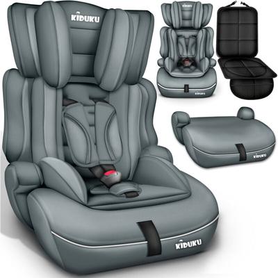 Autokindersitz Kinderautositz Autositz Kindersitz 9-36kg Gruppe 1+2+3 Grau - Kiduku Image