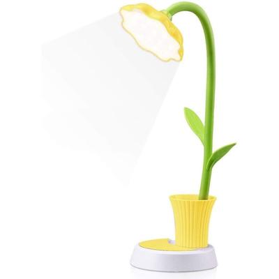 Kcvv - Kinder-Schreibtischlampe, LED-Schreibtischlampe, dimmbare Nachttischlampe mit Image