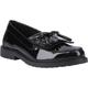 Hush Puppies Verity Kiltie Leather Womens Black Loafers - Size UK 3 | Hush Puppies Sale | Discount Designer Brands