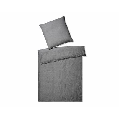 Elegante Casual Bettwäsche »Breeze« Grau-Melange 7038-990 Bettwäsche 200x200 cm / 2x 80x80 cm Image