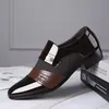 Klassische Business herren Schuhe Mesh Männliche Kleid Schuhe Slip auf Hochzeit Schuh Plus Größe