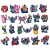 22 Teile/satz Disney Lilo Stitch Serie Schuh Charms für Clogs Blase Rutschen Sandalen PVC Schuh