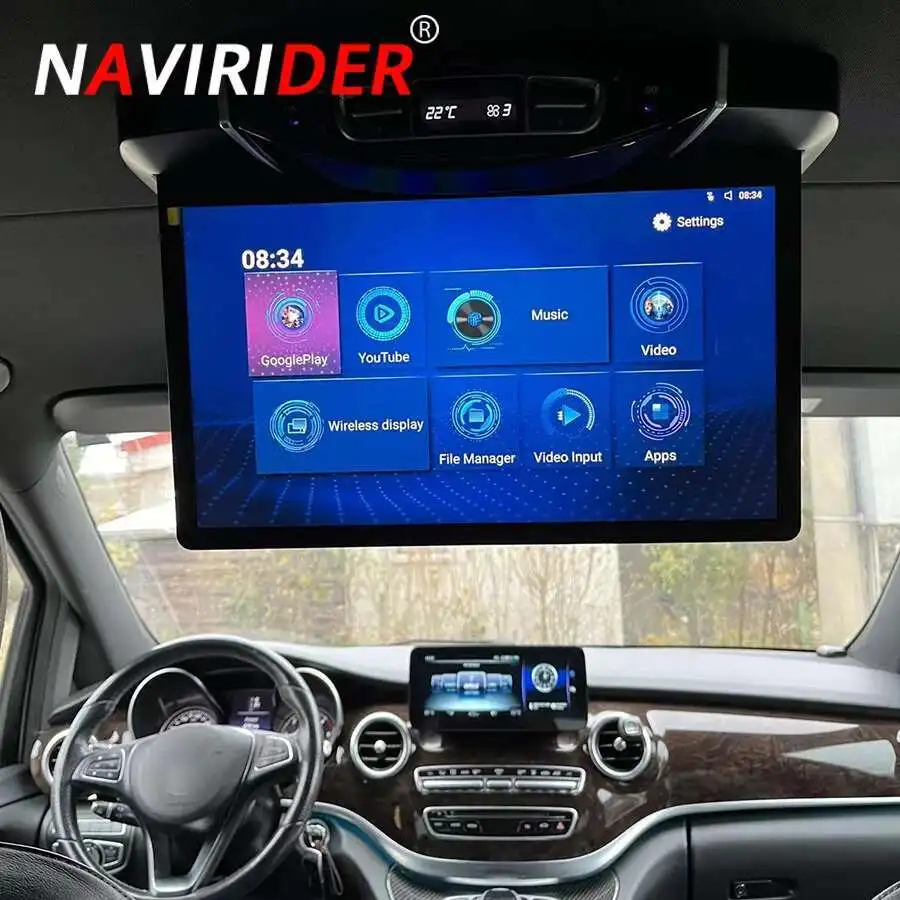 Für Mercedes Benz V260 2016-2018 V260L V-klasse 1920*1080 Dach Bildschirm Decke Monitor Video Player spiegel Link Fernbedienung Image