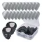 Gitarren Picks Edelstahl Metall Gitarre Plektrum 20-teilige Standard E-Gitarre Bass Picks Gitarren Musik instrument Zugang