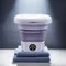 8L Portable Folding Washing Machine Bucket Compact Travel Laundry Washer for Clothes Socks Underwear Cleaning