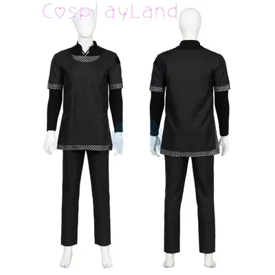 Dark Link Cosplay Kostüm Halloween Maskerade Schwarze Rüstung Outfit Mit Zubehör Männer Kampf Image