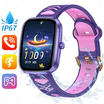 LIGE 2025, Kinder-Smartwatch, Spiel-Smartwatch, Kindermusik, Uhr, Blutdruckmessgerät, Gesundheit, Kinder, Smartwatches für iOS und Android