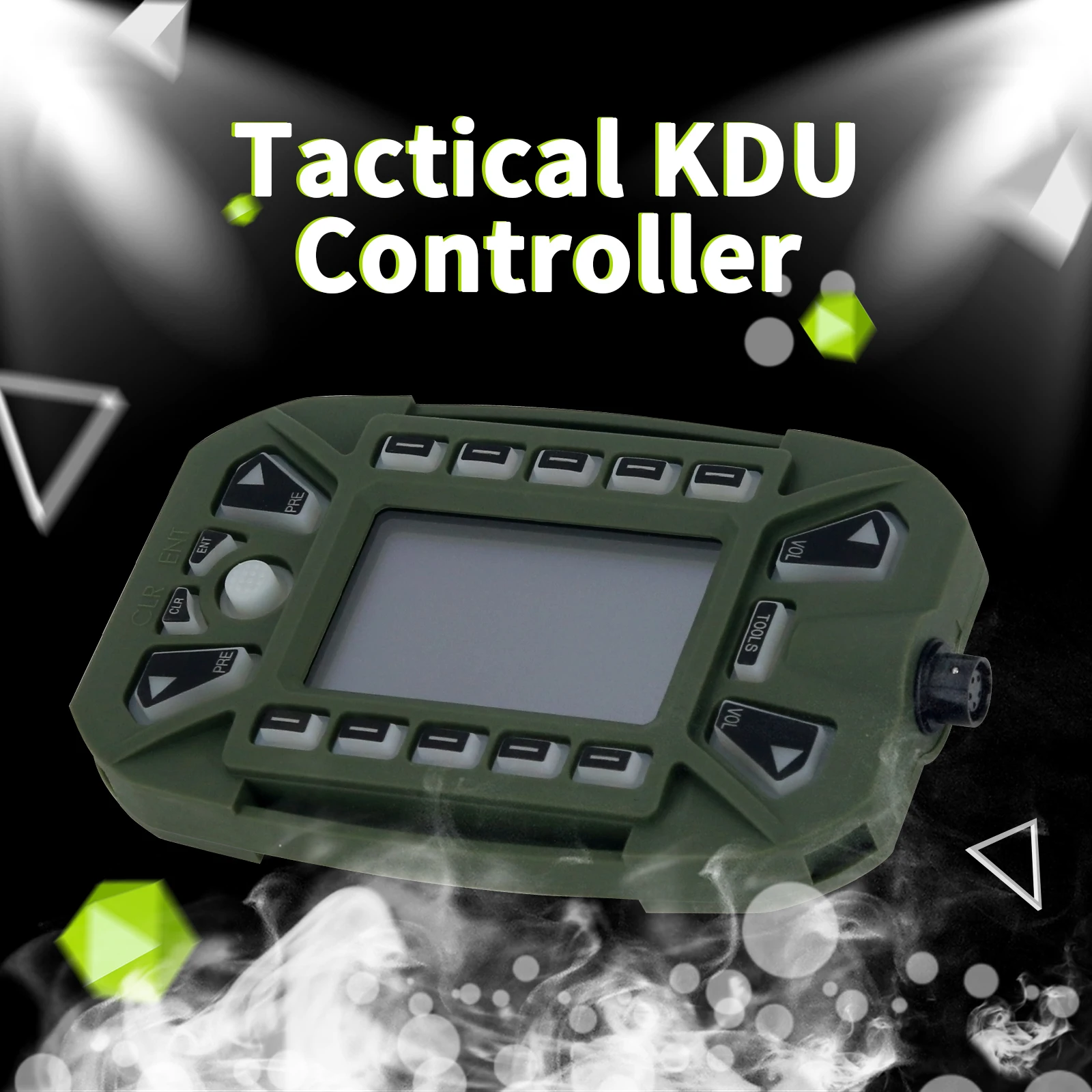 HamGeek Taktischer KDU-Controller mit schneller Luftfahrt-Schnittstelle, Tastatur-Display-Einheit für PRC-152A Multifunktions-Walkie-Talkie Image