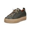Sneaker PAUL GREEN "Paul Green Sneaker Glattleder", Damen, Gr. 39, grün (olive), Glattleder, casual, Schuhe