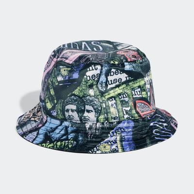 Baseball Cap ADIDAS ORIGINALS "ADIDAS X JS B H", Herren, bunt (multicolor), Obermaterial: 100% Polyester, sportlich, Caps, Jeremy Scott Stoffhut, Hommage an die 90-er Jahre, Allover-Grafik Image
