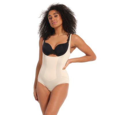 Shaping-Body MAGIC BODYFASHION "Dream Shaper Bodybriefer", Damen, Gr. S, N-Gr, braun (latte), Obermaterial: 75% Polyamid, 25% Elasthan, klassisch, ohne Ärmel, Bodies Image