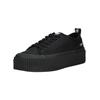 Plateausneaker BUFFALO "Buffalo Sneaker Textil", Damen, Gr. 39, schwarz, Textil, casual, Schuhe