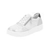Sneaker REMONTE "Remonte Sneaker Leder", Damen, Gr. 40, weiß, Leder, casual, Schuhe