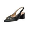 Pumps HÖGL "Högl Pumps Leder", Damen, Gr. 38, schwarz, Leder, elegant, Schuhe