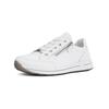 Sneaker ARA "Ara Sneaker Leder", Damen, Gr. 38, weiß, Leder, casual, Schuhe