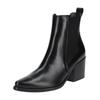 Stiefelette PAUL GREEN "Paul Green Stiefelette Glattleder", Damen, Gr. 40, schwarz, Glattleder, casual, Schuhe