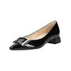 Pumps HÖGL "Högl Pumps Leder", Damen, Gr. 38,5, schwarz (schwarz lack), Leder, casual, Schuhe
