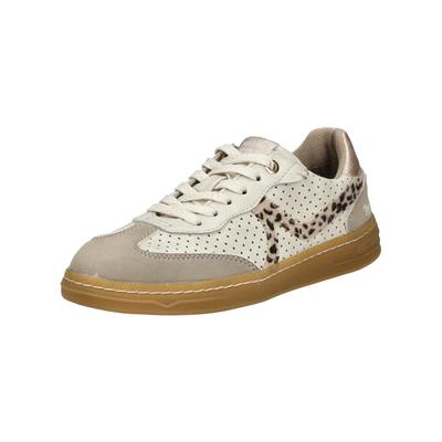 Sneaker MUSTANG SHOES "Mustang Shoes Sneaker Lederimitat", Damen, Gr. 39, beige, Lederimitat, casual, Schuhe Image