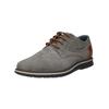 Schnürschuh BUGATTI "bugatti Businessschuhe Veloursleder", Herren, Gr. 41, grau, Veloursleder, elegant, Schuhe