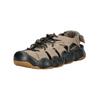 Sandale KEEN "Keen Sandalen Leder/Textil", Gr. 44,5, braun (hellbraun), Leder, Textil, casual, Schuhe