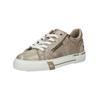 Sneaker MUSTANG SHOES "Mustang Shoes Sneaker Lederimitat", Damen, Gr. 37, beige (champagner), Lederimitat, casual, Schuhe