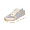 Sneaker REMONTE "Remonte Sneaker Leder", Damen, Gr. 40, gold, Leder, casual, Schuhe