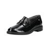 Slipper PAUL GREEN "Paul Green Slipper Glattleder", Damen, Gr. 38, schwarz, Glattleder, casual, Schuhe