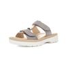 Pantolette ARA "Ara Pantoletten Leder", Damen, Gr. 38, beige (cashmere), Leder, casual, Schuhe