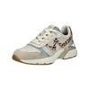Sneaker MUSTANG SHOES "Mustang Shoes Sneaker Lederimitat/Textil", Damen, Gr. 40, blau (beige, blau), Lederimitat, Textil, casual, Schuhe