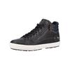 Sneaker MUSTANG SHOES "Mustang Shoes Sneaker Lederimitat", Herren, Gr. 42, grau (graphit), Lederimitat, casual, Schuhe