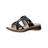 Pantolette ARA "Ara Pantoletten Glattleder", Damen, Gr. 40, schwarz, Glattleder, casual, Schuhe