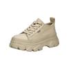 Sneaker BUFFALO "Buffalo Sneaker Lederimitat/Textil", Damen, Gr. 39, beige (cream), Lederimitat, Textil, casual, Schuhe