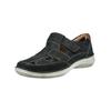 Klettschuh JOSEF SEIBEL "Josef Seibel Halbschuhe Leder", Herren, Gr. 44, blau, Leder, casual, Schuhe