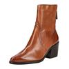 Stiefelette PAUL GREEN "Paul Green Stiefelette Glattleder", Damen, Gr. 38, braun (cognac), Glattleder, casual, Schuhe