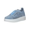 Schnürschuh MUSTANG SHOES "Mustang Shoes Sneaker Baumwolle", Damen, Gr. 41, blau (hellblau), Textil, casual, Schuhe