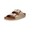 Pantolette ROHDE "Rohde Pantoletten Nubukleder", Damen, Gr. 42, beige, Nubukleder, casual, Schuhe