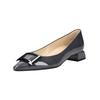 Pumps HÖGL "Högl Pumps Leder", Damen, Gr. 37,5, grau (iron), Leder, casual, Schuhe