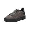 Sneaker HÖGL "Högl Sneaker Veloursleder", Damen, Gr. 37,5, grau (iron), Veloursleder, casual, Schuhe